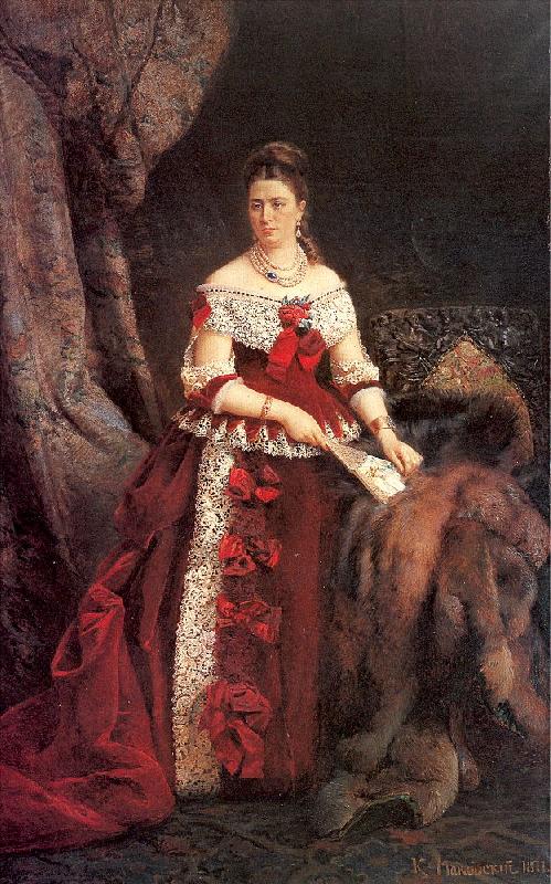 Makovsky, Konstantin Portrait of Countess Vera Zubova China oil painting art